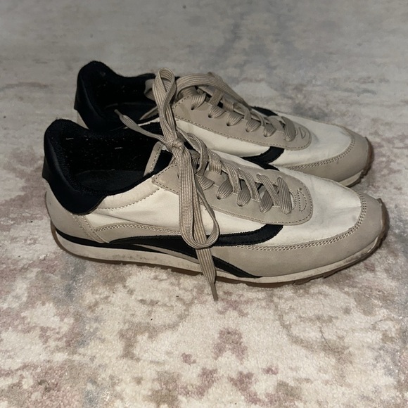 Parfois NYLON black and beige TRAINERS size 39 - Picture 2 of 6